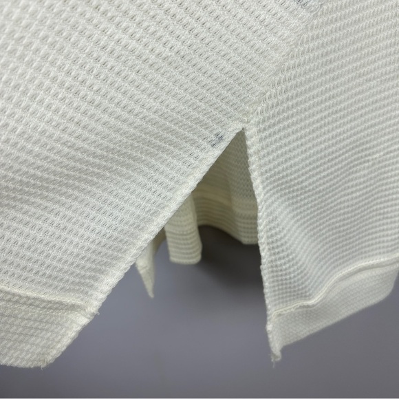 Torrid Neutral Waffle V-Neck Lace Inset Sweatshirt 6X NWT - Picture 11 of 16